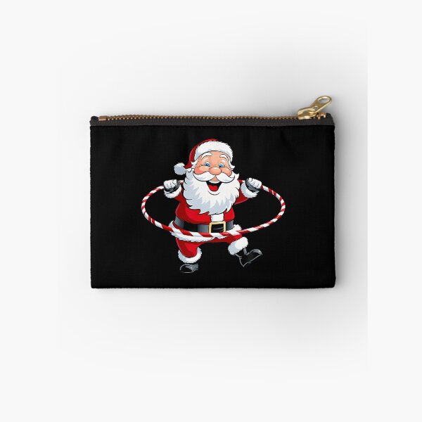 Item preview, Funny Santa Claus Hula Hooping Exercise Merry Christmas Xmas designed and sold by MyraLorri.