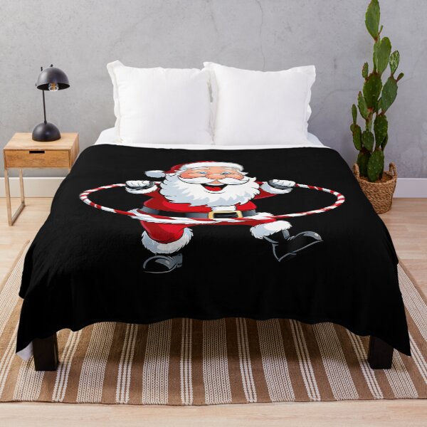 Item preview, Funny Santa Claus Hula Hooping Exercise Merry Christmas Xmas designed and sold by MyraLorri.