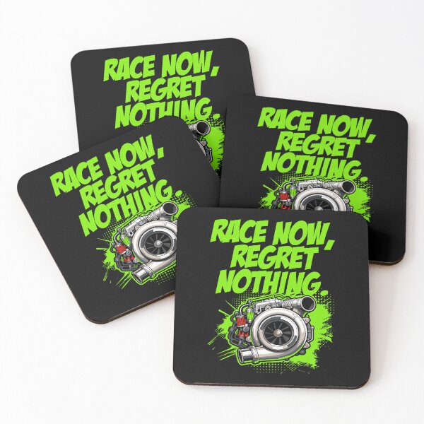 Item preview, Race Now Regret Nothing - Neon Turbo Street Racing designed and sold by RAS-77.