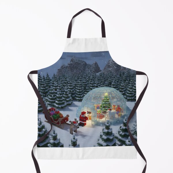 Item preview, Pixel Santa at Ice Igloo designed and sold by ReykorShop.