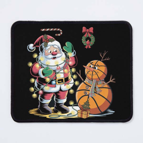 Item preview, Christmas Basketball Snowman and santa Holiday Sports Xmas Pajamas designed and sold by Brettgison.
