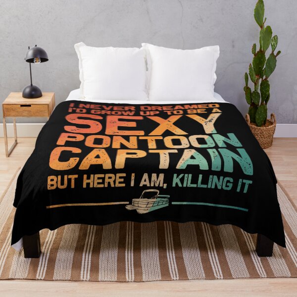 Item preview, Funny Sexy Pontoon Captain Design Boat Captain Women Girls designed and sold by StephanieSophie.