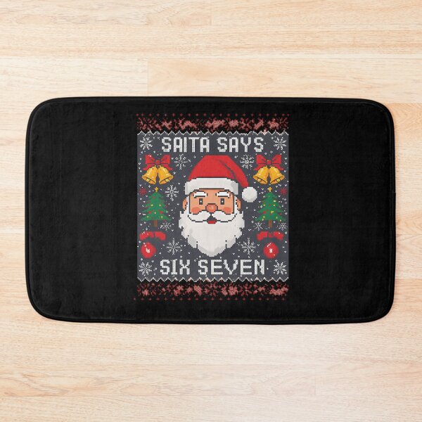 Item preview, Seven Claus Holiday Bruh Six Says Santa Retro Santa Happy designed and sold by ChadnoSmith.