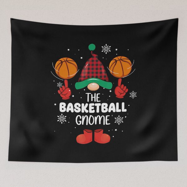 Item preview, Matching Family Christmas Basketball Gnome Red Buffalo Plaid designed and sold by CharlotteSandra.