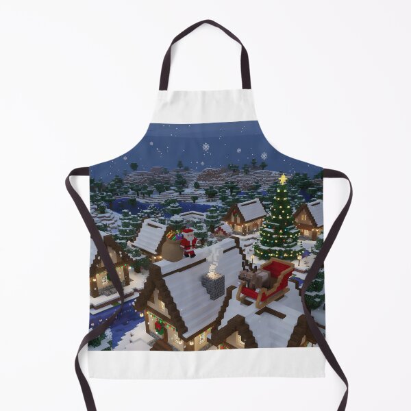 Item preview, Pixel Santa on Rooftop Night designed and sold by ReykorShop.