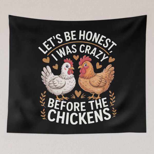 Item preview, Funny Crazy Chicken Lady Joke Backyard Poultry Lover Humor designed and sold by GeorgeneCharlo.