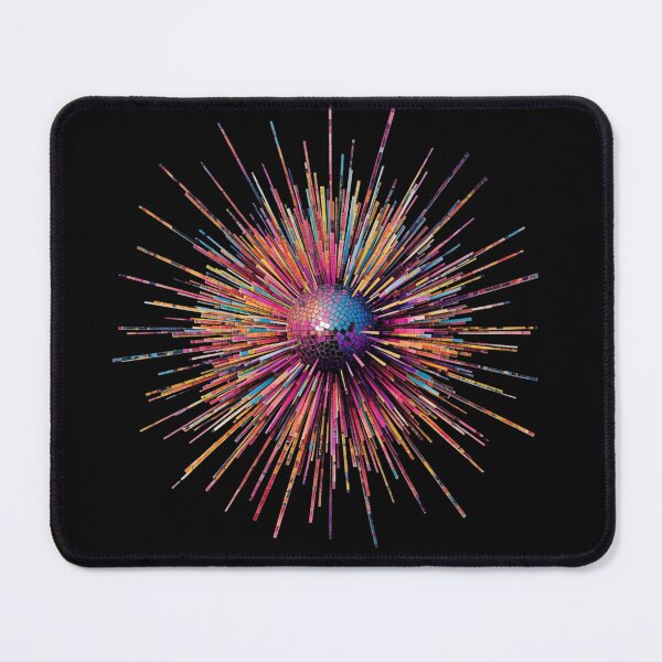Item preview, Colorful Mosaic Disco Explosion – Vibrant Pop Art Street Art Sphere designed and sold by PLUSHIWORLDtm.