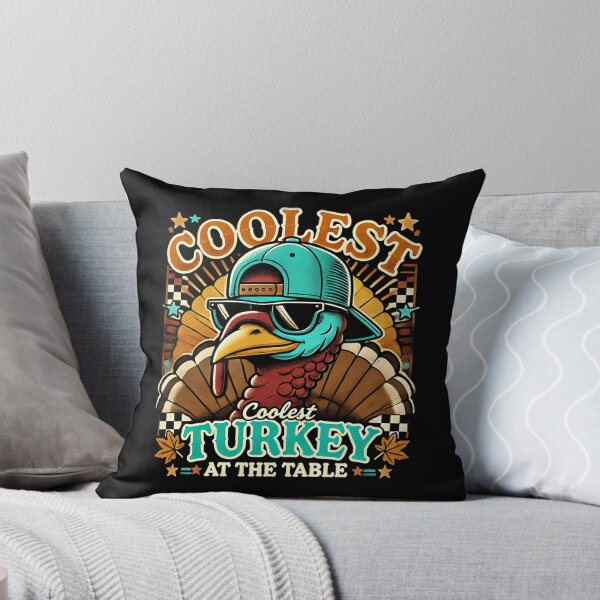Item preview, Turkey Thankful Vintage Coolest Day At Table Turkey Happy designed and sold by GeoroSturgis.