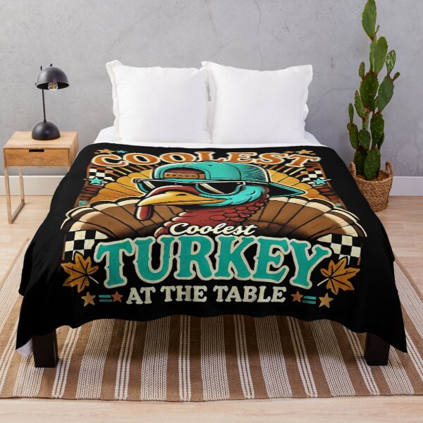 Item preview, Turkey Thankful Vintage Coolest Day At Table Turkey Happy designed and sold by GeoroSturgis.
