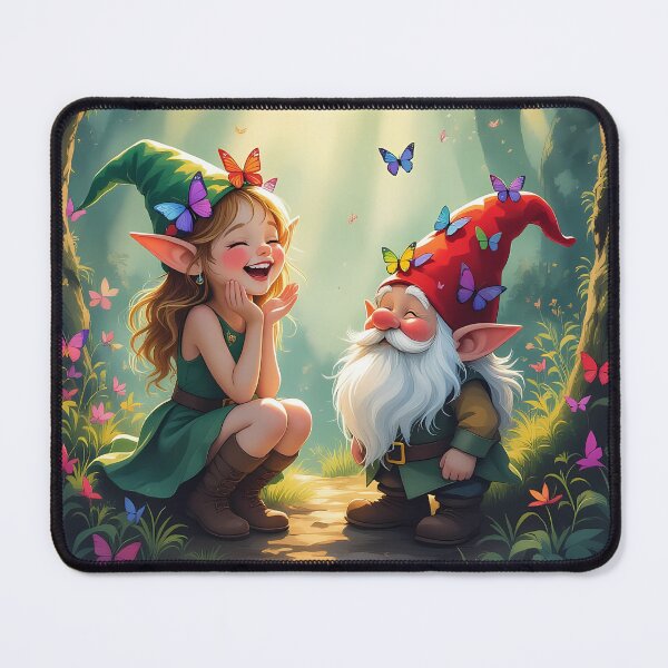 Item preview, Happy Gnomes and Butterflies designed and sold by CalmnessbyChoice.