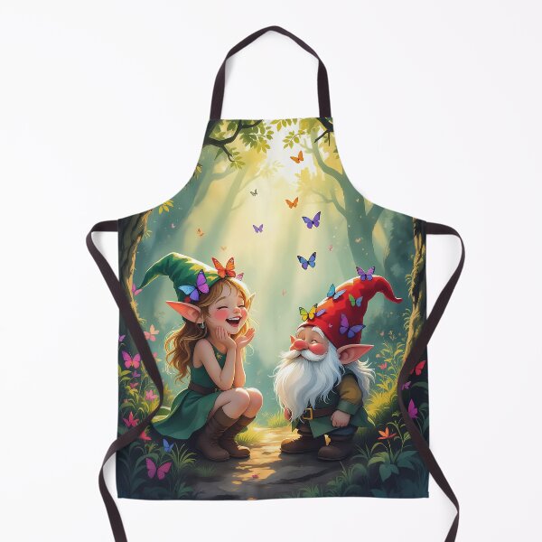 Item preview, Happy Gnomes and Butterflies designed and sold by CalmnessbyChoice.