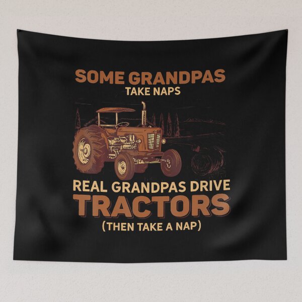 Item preview, Mens Some Grandpas Take Naps Real Grandpas Drive Tractors designed and sold by GeorgeneCharlo.