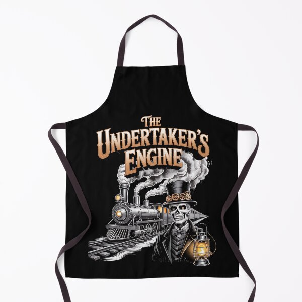 Item preview, gothic western - victorian steampunk - mechanical cowboy - clockwork outlaw - gears and guns - plague train - ghost train - haunted desert - occult western - skeletal cowboy designed and sold by JansenGS.