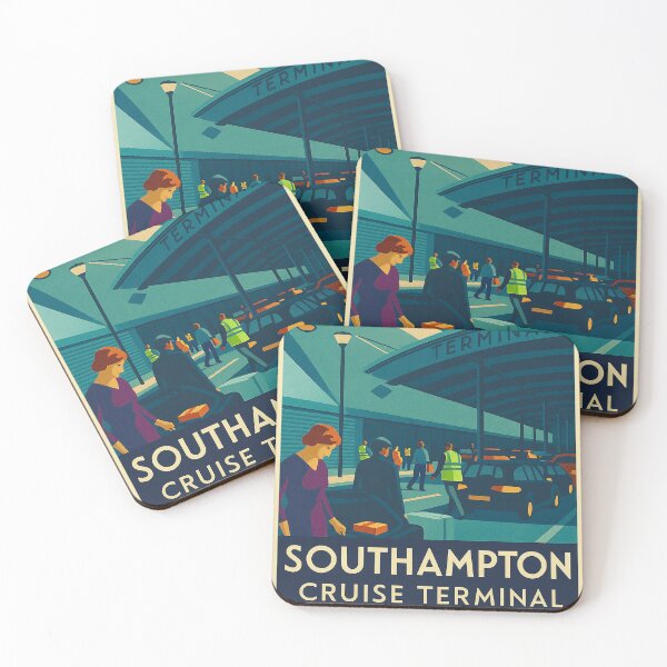 Artikelvorschau, Kreuzfahrtterminal Southampton entworfen und verkauft von The Deco Bureau.