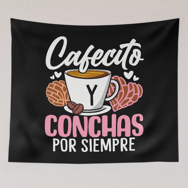 Item preview, Cafecito Conchas Por Siempre Funny Mexican Sweet Bun Lovers designed and sold by MariaEdna1.