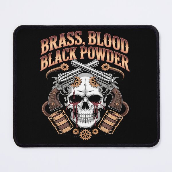 Item preview, gothic western - victorian steampunk - mechanical cowboy - clockwork outlaw - gears and guns - plague train - ghost train - haunted desert - occult western - skeletal cowboy designed and sold by JansenGS.