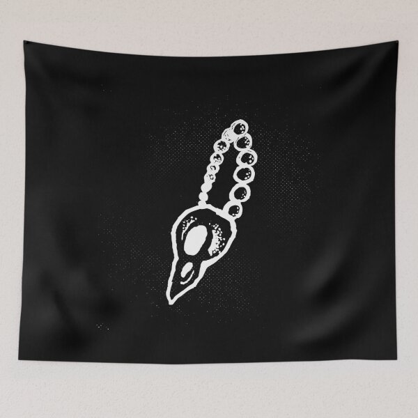 Item preview, Occult Raven Beads Stippled Blackwork Tattoo designed and sold by JosephJsYoung.