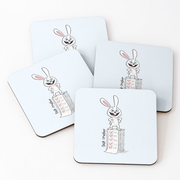 Item preview, Task Crusher Bunny Productivity Checklist designed and sold by Animepic222.