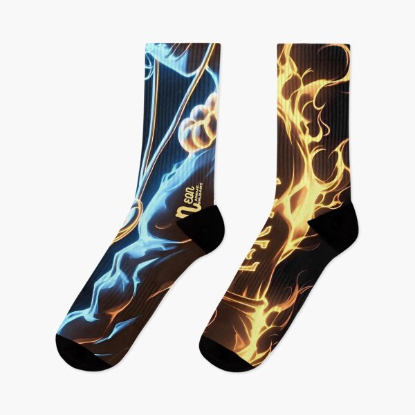 Item preview, Neon Flame Outlaw – Glowing Fireborn Warrior designed and sold by Dyan4.