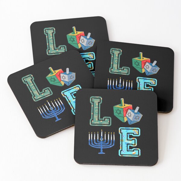 Item preview, Happy Hanukkah 2025 Jewish Holiday Love Menorah Dreidel Kids designed and sold by MariaEdna1.