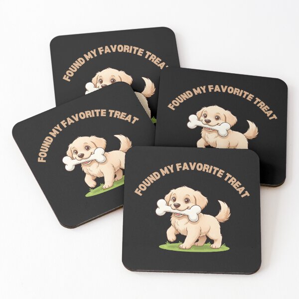 Item preview, Found My Favorite Treat Cute and Loyal Dog – Dog Lover Design designed and sold by RADesignHub.