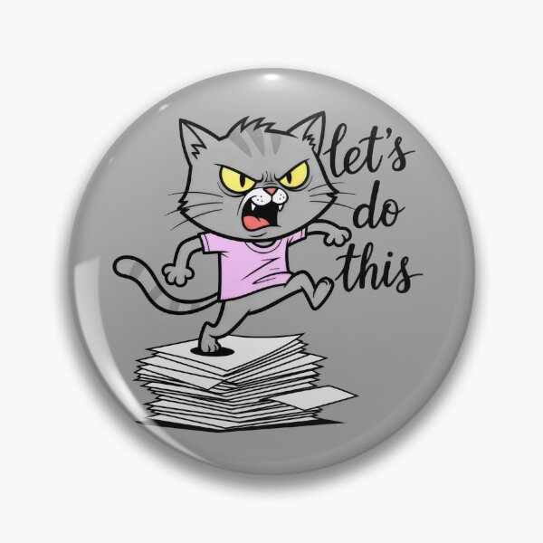 Item preview, Angry Cat Ready to Crush Tasks designed and sold by Animepic222.