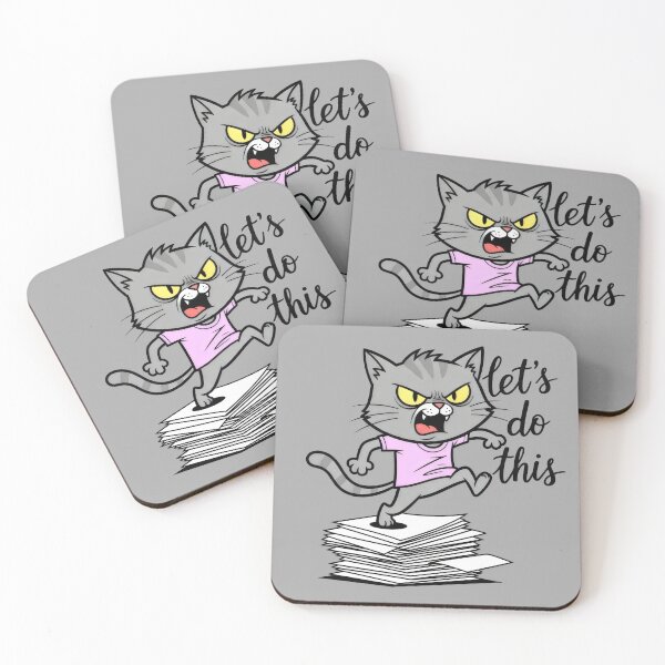 Item preview, Angry Cat Ready to Crush Tasks designed and sold by Animepic222.