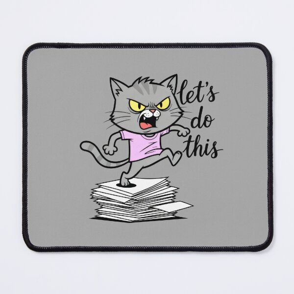 Item preview, Angry Cat Ready to Crush Tasks designed and sold by Animepic222.