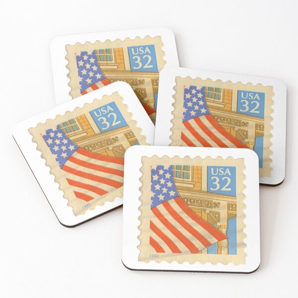 Item preview, Vintage USA Flag 32c Postage Stamp designed and sold by red-amber65.