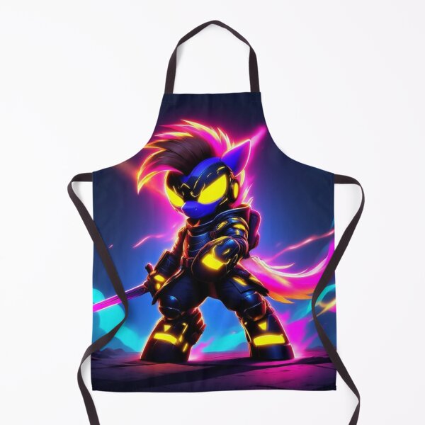 Item preview, Cyberpunk Pony Soldier with a Glowing Katana designed and sold by SweetRossel.