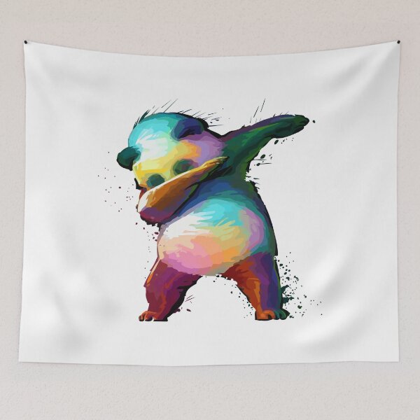 Item preview, 'Dab' Dabbing Panda Funny and Cute Cartoon Lover Design designed and sold by duncandesigns84.