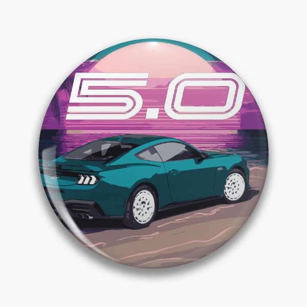 Item preview, Super RAD FX drift muscle car 7th gen COYOTE s650 Teal Neon Blue Mustang GT 5.0L V8 rtr designed and sold by cowtownCOWBOY.