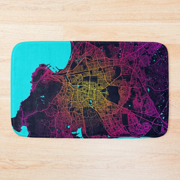 Item preview, Cape Town City Map of South Africa - Neon designed and sold by deMAP.