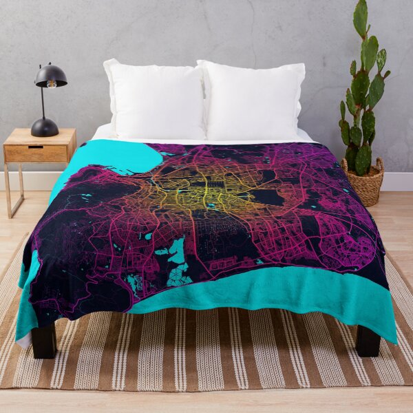 Item preview, Cape Town City Map of South Africa - Neon designed and sold by deMAP.