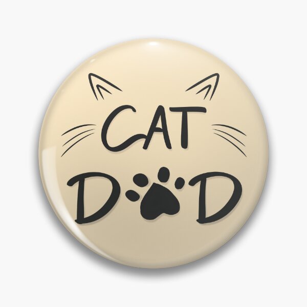 Item preview, Cat Dad - Cat Lovers - minimalist design designed and sold by PlainMaddiShop.