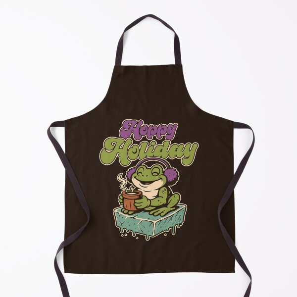 Item preview, Cozy Winter Frog With Hot Cocoa designed and sold by TheJollyDoodle.