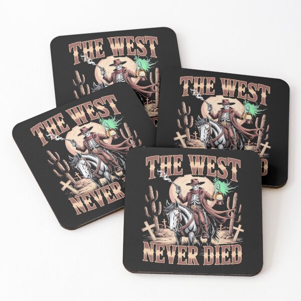 Item preview, gothic western - victorian steampunk - mechanical cowboy - clockwork outlaw - gears and guns - plague train - ghost train - haunted desert - occult western - skeletal cowboy designed and sold by JansenGS.