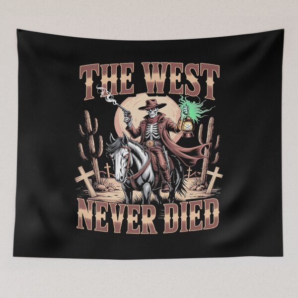 Item preview, gothic western - victorian steampunk - mechanical cowboy - clockwork outlaw - gears and guns - plague train - ghost train - haunted desert - occult western - skeletal cowboy designed and sold by JansenGS.