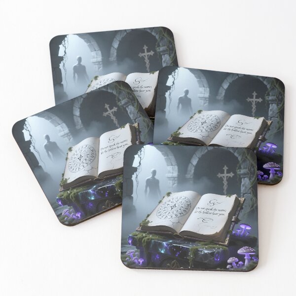 Item preview, Do Not Speak the Name – Occult Grimoire Art designed and sold by DesignzMonster.