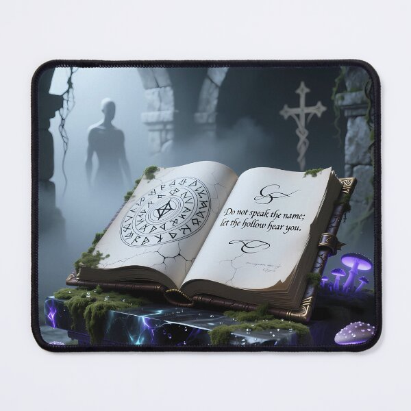 Item preview, Do Not Speak the Name – Occult Grimoire Art designed and sold by DesignzMonster.