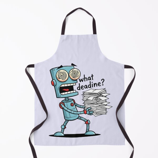 Item preview, Stressed Robot Forgetful About Deadlines designed and sold by Animepic222.