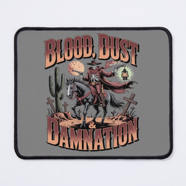 Item preview, gothic western - victorian steampunk - mechanical cowboy - clockwork outlaw - gears and guns - plague train - ghost train - haunted desert - occult western - skeletal cowboy designed and sold by JansenGS.