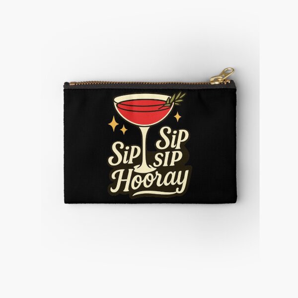 Item preview, Sip Sip Hooray - Funny Christmas Cocktail Holiday Drinking designed and sold by PunchDrop.
