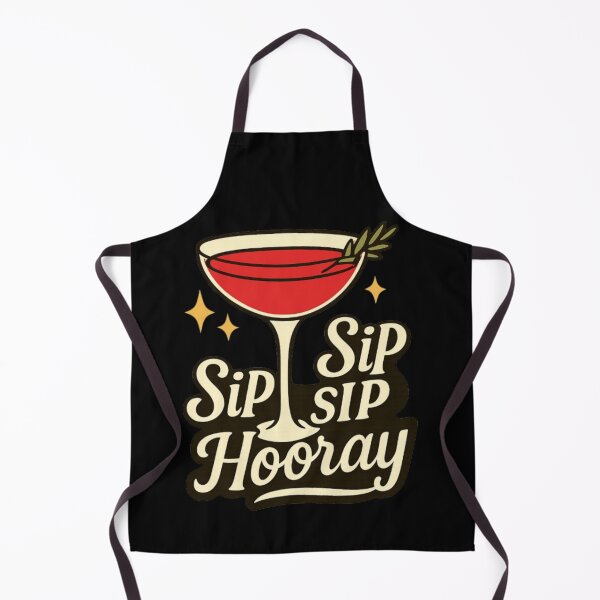 Item preview, Sip Sip Hooray - Funny Christmas Cocktail Holiday Drinking designed and sold by PunchDrop.
