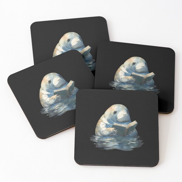 Item preview, Cute Manatee Reading Book Bookworm Readers Manatee Lover designed and sold by JoannMinndy.
