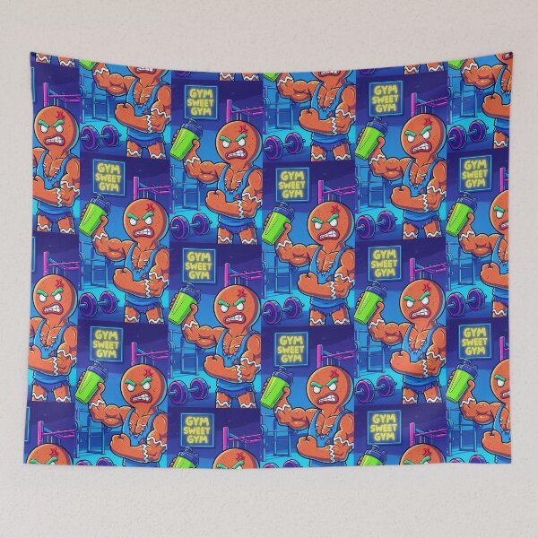 Item preview, Gingerbread Man Gym designed and sold by Itsheartshop.