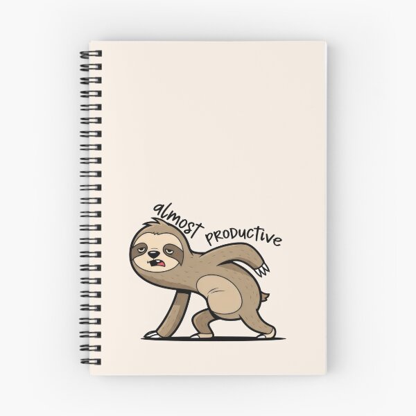 Item preview, Sloth Trying to Be Almost Productive designed and sold by Animepic222.