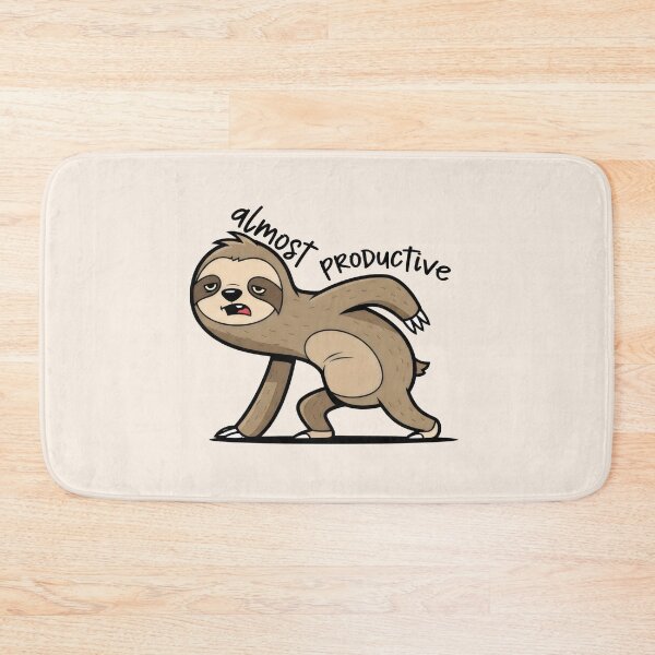 Item preview, Sloth Trying to Be Almost Productive designed and sold by Animepic222.
