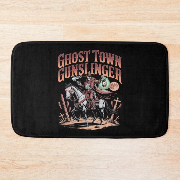Item preview, gothic western - victorian steampunk - mechanical cowboy - clockwork outlaw - gears and guns - plague train - ghost train - haunted desert - occult western - skeletal cowboy designed and sold by JansenGS.