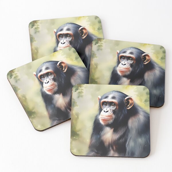 Item preview, Chimpanzee in Nature designed and sold by CalmnessbyChoice.